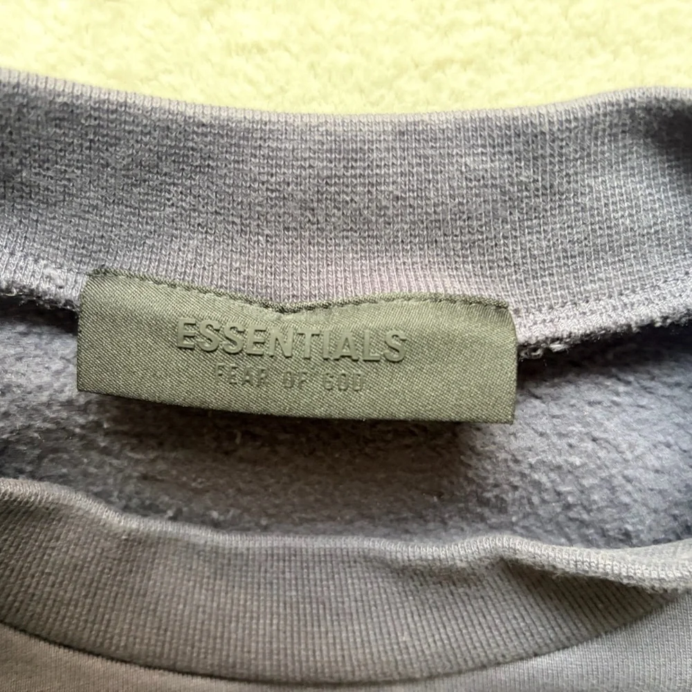 Essentials Pullover Men's Sweater in Dark Blue - Picture 4 of 5